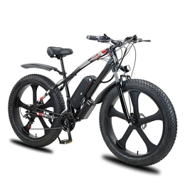 Bewinch Electric Bike Bewinch Electric Mountain Bike 26''E-MTB Bicycle with Removable Lithium-Ion Battery 48V 13A for Adult, 21Speed Gears, Double Disc Brakes, Black, 26 inch