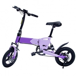 D&DL Electric Bike Bicycle Adult Folding Battery Car with LED Speed Display And Disc Brakes Travel Pedal Mini Ebike 36V Top Speed 25Km / H Maximum Battery Life 50Km, 36V7.8AH