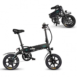 Bike Bike Bike 14 Inch Folding Electric For Adults - 10.4 Ah Battery Electric Bicycle With Shock Damper For Sports Outdoor Cycling Work Out And Commuting Black