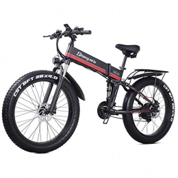 Bike  Bike Bike Bicycle Outdoor Cycling Fitness Portable Electric Bicycle for Man Women, 26 inch Fat Tire Electric Bike for Adults Snow / Mountain / Beach Ebike, Motor 1000W, 21 Speed Beach Snow E-Bike with Rea
