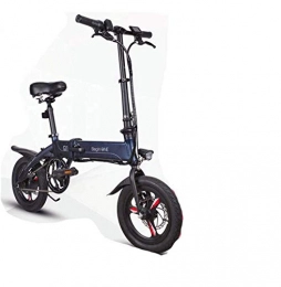 min min Bike Bike, Fast Electric Bikes for Adults Lightweight and Aluminum Folding Electric Bikes with Pedals Power Assist and 36V Lithium Ion Battery with 14 inch Wheels and 250W Hub Motor Fixed Speed Cruis