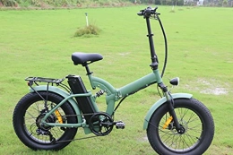 通用 Electric Bike Bike Folding 750W Electric Bicycle with Booster 48V 15AH Removable Lithium Battery Ebike (Green)