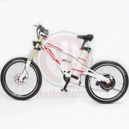 HalloMotor Electric Bike Black Or White Frame 48V 1500W Mustang Mountain Ebike 48V 18Ah Electric Bicycle Lithium Battery Zoom Triple Crown Fork