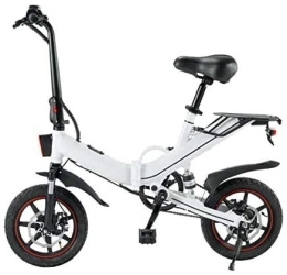 Blue Pigeon Bike Blue Pigeon V5 Electric Foldable 3 Gear Pedal Assist Bicycle 14 Inch Tier 500w Motor Power 12Ah Battery With 70kms Range for Adults (White)