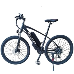 Bluniza Bike Bluniza Electric Mountain Bike - 26'' Electric Bicycle with 48V 10.5AH Removable Lithium-Ion Battery, LCD Display, 27 Speed Transmission Gears Double Disc Brakes Mountain Ebikes for Adults Mens Women