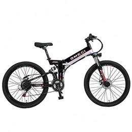 BNMZXNN Electric Bike BNMZXNN Electric bicycle, lithium battery boost mountain bike, 26 inch men's cross-country folding bike 48V10ah, urban commuter off-road bicycle, A-48V10ah