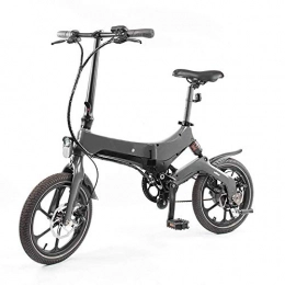 BONHEUR Electric Bike BONHEUR 14 Inch Folding Electric Bike with Pedals, 36V 250W Foldable E-Bike with Removable Large Capacity 7.8Ah Lithium-Ion Battery City E-Bike, Lightweight Bicycle for Teens And Adults