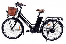 BONHEUR Electric Bike BONHEUR 26" Electric Bike for Women, Electric Bicycle with 250W Motor, 36V 10Ah Battery, Professional 6 Speed Transmission Gears(Black)