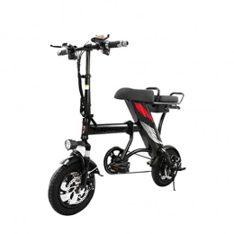 BXZ Electric Bike BXZ Folding Electric Bicycle / E-Bike / Scooter 400W Ebike with 100 Km Range, Max Speed 25Km / H Range of Riding, Max Weight 150Kg Especially Suitable for People Need Mobility Assistance and Travel, Black