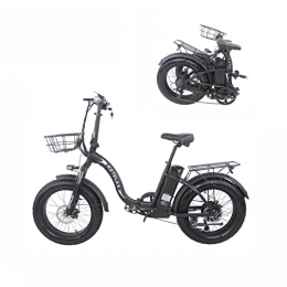 BYINGWD Bike BYINGWD Electric bicycle, 20 * 4'' electric mountain bike with 48V 18Ah removable lithium-ion battery, 7-speed electric bicycle, electric bicycle with three riding modes(Color:KF9)