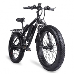 bzguld Bike bzguld Electric bike 1000W Electric Bike for Adults 26" Fat Tire Mountain Beach Snow Bicycles Aluminum Electric Scooter with Detachable Lithium Battery 48V 17AH Up to 24.8 MPH 21 Speed Gear E-Bike