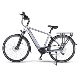 bzguld Electric Bike bzguld Electric bike 250W Electric Mountain Bike, 28" Electric Bike 15.5 MPH Adults Ebike with 36V 14.5Ah Hidden Removable Battery Professional 7 Speed Gears Ebike for Men (Color : Gray)
