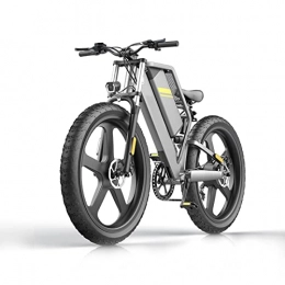 bzguld Electric Bike bzguld Electric bike E Bikes For Adults 400w Fat Tire 26-inch Electric Bike Removable 48v 25ah Lithium Battery, 28 MPH Beach Electric Assisted Bicycle 7 Speed Gears (Color : 48v400w)