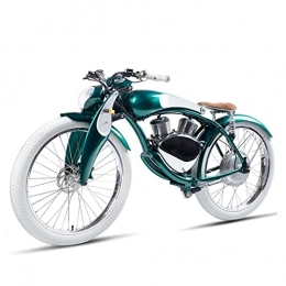 bzguld Bike bzguld Electric bike Electric Motorcycle 31 MPH Electric Mountain Motorcycle 26 inch Fat Tire Electric Bicycle Super E-Motor with 48V 11.6Ah Battery (Color : Green)