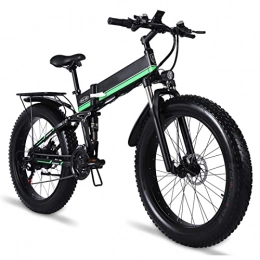 bzguld Bike bzguld Electric bike Foldable Electric Bike for Adults 440 Lbs 30 Mph Electric Mountain Bike 48v 1000w Electric Bicycle with 12.8 Ah Lithium Battery 3.5inch Lcd Display 26 Inch Fat Tires Ebike