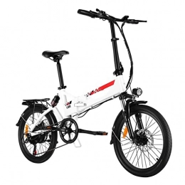 bzguld Electric Bike bzguld Electric bike Folding Electric Bike for Adults 350W 36V Portable E Bike Mens Women'S 8ah Lithium Battery Outdoor City Electric Bicycle (Color : Black)