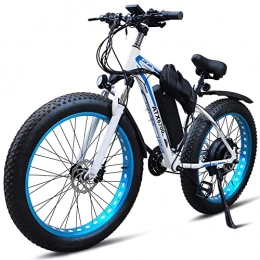 CAJOLG Mountain Electric Bike 1500W 48V Adults E-Bike 26 ”4.0 Fat Tires Electric Bicycles,18Ah Removable Lithium-Ion Battery MTB Dirt bike,Snow Beach Mountain EBike (Size : 18A)