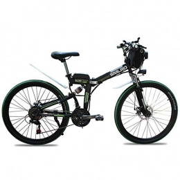 CARACHOME Bike CARACHOME Electric Bicycle 350W / 48V / 15AH 26 Inch Folding Electric Bike for Outdoor Leisure Riding, Riding To Work, A