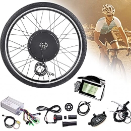 CARLAMPCR 48V 1000W Front or Rear Wheel Hub Motor Brushless Gear Bicycle Electric Bike Conversion Kit with LCD Display for 20"/ 24" / 26"/27.5" / 28"/ 29" / 700C Wheel Ebike,FrontWheel-27.5INCH