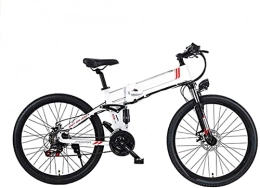 CASTOR Electric Bike CASTOR Electric Bike 26'' Electric Bike, Folding Electric Mountain Bike with 48V 10Ah LithiumIon Battery, 350 Motor Premium Full Suspension And 21 Speed Gears, Lightweight Aluminum Frame