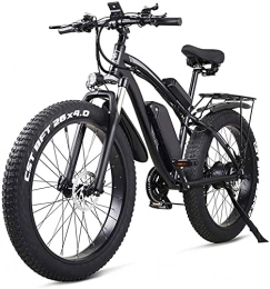 CASTOR Electric Bike CASTOR Electric Bike 26 Inch Electric Bike Mountain Ebike 21 Speed 48v Lithium Battery 4.0 Offroad 1000w Back Seat Electric Mountain Bike Bicycle for Adult, Blue