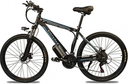 CASTOR Electric Bike CASTOR Electric Bike 350W Electric Bike 26" Adults Electric Bicycle / Electric Mountain Bike, bike with Removable 10 / 15Ah Battery, Professional 27 Speed Gears (Blue) (Size : 10AH)