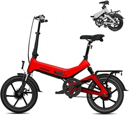 CASTOR Bike CASTOR Electric Bike Bikes, Electric Bikes For Adults, 16" Lightweight Folding E Bike, 250W 36V 7.8Ah Removable Lithium Battery, City Bicycle Max Speed 25KM / H With 3 Riding Modes