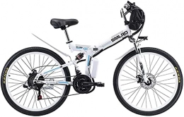 CASTOR Electric Bike CASTOR Electric Bike Bikes, Electric Mountain Bike 26" Wheel Folding bike LED Display 21 Speed Electric Bicycle Commute bike 500W Motor, Three Modes Riding Assist, Portable Easy To Store for Adult