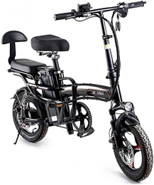 CASTOR Electric Bike CASTOR Electric Bike Bikes, Folding Electric Bike 14" Super Lightweight Urban Commuter Folding EBike, Three Modes Riding, Portable Easy To Store, LED Display Electric Bicycle 400W Motor
