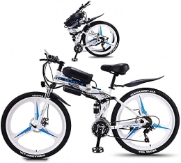 CASTOR Electric Bike CASTOR Electric Bike Bikes, Folding Electric Mountain Bike 26 Inch Fat Tire bike 350W Motor, Full Suspension And 21 Speed Gears with LCD Backlight 3 Riding Modes for Adult And Teens