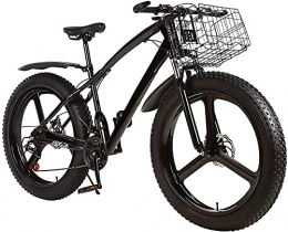 CASTOR Bike CASTOR Electric Bike Fat Tire Men Mountain Bike, 3 Spoke 26 in Double Disc Brake Bicycle Bike for Adult Teens