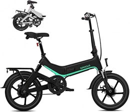 CASTOR Electric Bike CASTOR Electric Bike Folding Ebike 16 Inch Electric Bike Removable 36V7.8AH Waterproof And Dustproof Lithium Battery, Ultralight Magnesium Alloy Frame, LED Headlights And LCD Display
