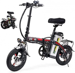 CASTOR Electric Bike CASTOR Electric Bike Folding Electric Bike for Adults, 14" Lightweight Alloy Folding City Electric Bicycle / Commute bike with 400W Motor, Dual Disc Brakes, EcoFriendly Bike for Urban