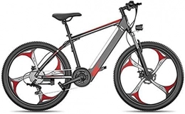 CASTOR Electric Bike CASTOR Electric Bike Light Electric Mountain Bike for Adults, 400W Snow EBike 26 Inch Fat Tire Electric Bicycle with 27 Speed Transmission Gears And Hydraulic Disc Brakes And Full Suspension Fork