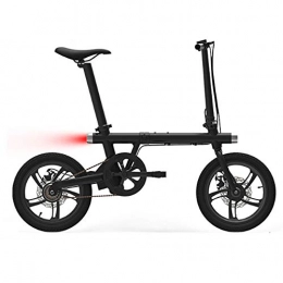 CBA BING Electric Bike CBA BING Outdoor Electric Adult Folding Travel Electricr Bicycle, Removable Large Capacity saddle tube Lithium-Ion Battery, Folding Portable eBike For Commuting and Leisure, Black