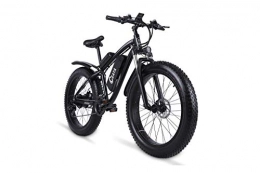 Ceaya  Ceaya Electric Bikes 1000W 48V Fat 26 ”4.0 Tires E-Bike Electric Mountain Bike with Back Seat