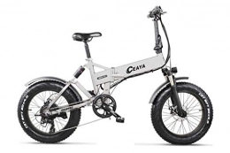 Ceaya Electric Bike Ceaya Electric Bikes for Adult, Foldable Electric Bicycle All Terrain, 20" 48V 500W Removable Lithium-Ion Battery Ebike