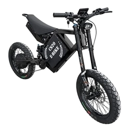 CEXTT Bike CEXTT Electric bike electric motorcycle Most powerful 72v 5000w ebike with Electric Mountain Bike (Color : Black)