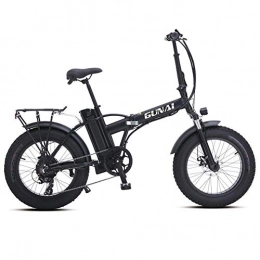 CEXTT Bike CEXTT Mountain Snow electric bicycle electric bicycle road bike 20-inch tires fat-speed mechanical disc brake system 7 (black)