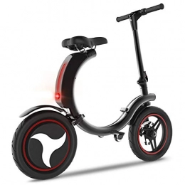 CHEER.COM Bike CHEER.COM Folding Electric Bicycle 36V 7.8Ah Electric Bike 14 Inch Electric Bike Lithium-ion Battery 350W Urban Commuter Ebike For Adults With APP, Black