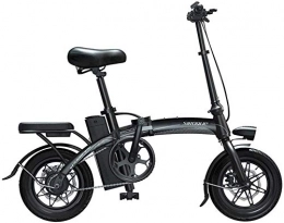 CHEER.COM Bike CHEER.COM Folding Electric Bike - Portable And Easy To Store Lithium-Ion Battery And Silent Motor E-Bike Thumb Throttle With LCD Speed Display Max Speed 35 Km / h, 100to200KM Black
