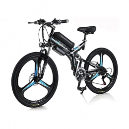 CHHD Electric Bike CHHD Electric Bike For Adult Men Women，Folding Bike 350W 36V 10A 18650 Lithium-Ion Battery Foldable 26" Mountain E-Bike With 21-Speed Transmission System Easy To Folding(Color:white)