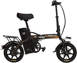 CNRRT Electric Bike CNRRT R9 14 inch electric bicycles, 350W / 240W electric motor, 48V 23.4Ah high capacity lithium battery, five auxiliary folding electric bicycle disc brake (Color : Grey Orange, Size : 240W)