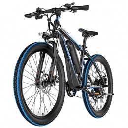 COKECO Bike COKECO 26" Electric Mountain Bike, 400W Brushless Motor, Removable 48V / 10AH Lithium Battery, Suspension Fork, Dual Disc Brakes Electric Bicycle Aluminum Alloy Lithium Electric Mountain