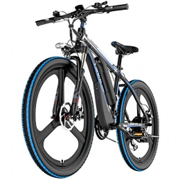 COKECO Bike COKECO 26'' Electric Mountain Bike With 48V10Ah Removable Large Capacity Lithium-Ion Battery 400W Electric Mountain Bike Aluminum Frame Integrated Wheel 26 Inch Explosion-proof Wear