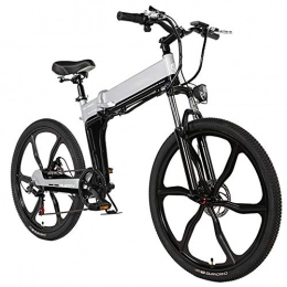 COKECO Electric Bike COKECO 26'' Electric Mountain Bike With Removable Battery Mountain Electric Bicycle Booster 48V12.8Ah Lithium Battery Electric Folding Electric Bicycle Three Riding Modes LED Display