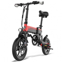 COKECO Electric Bike COKECO Electric Bike For Adults, Foldable Electric Bicycle Commute Ebike With 400W Motor, 14 Inch 36V E-bike With Removable Lithium Battery, City Bicycle Max Speed 25 Km / h, Disc Brake