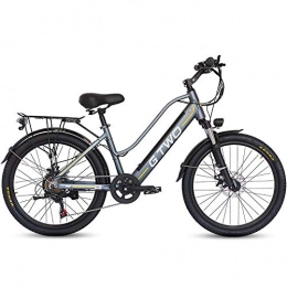 COKECO Electric Bike COKECO Electric Mountain Bike, 350W Electric Bicycle Assisted Mountain Bike 26inch Adult Male And Female 48V9.6Ah Lithium Battery, commuting Light Invisible Lithium Battery Electric Bicycle