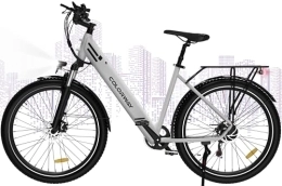 COLORWAY Electric Bike COLORWAY Electric Bicycle, 27.5‘’ ×2.8 EBike, 7-Speed, with 250W Brushless Motor, 36V / 15AH Battery, with LCD Display, Dual Disc Brake, Mileage up to 45-100KM, Urban and City Electric Bike.
