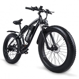 CORYEE Electric Bike CORYEE MX02S E-Bike, Electric Bicycle, 48V 17Ah Large Capacity Lithium Battery, 180kg Load-bearing, 26" Fat tires, Shimano 7-level Gearbox, Aluminum Alloy Frame, All-terrain Electric Mountain Bike